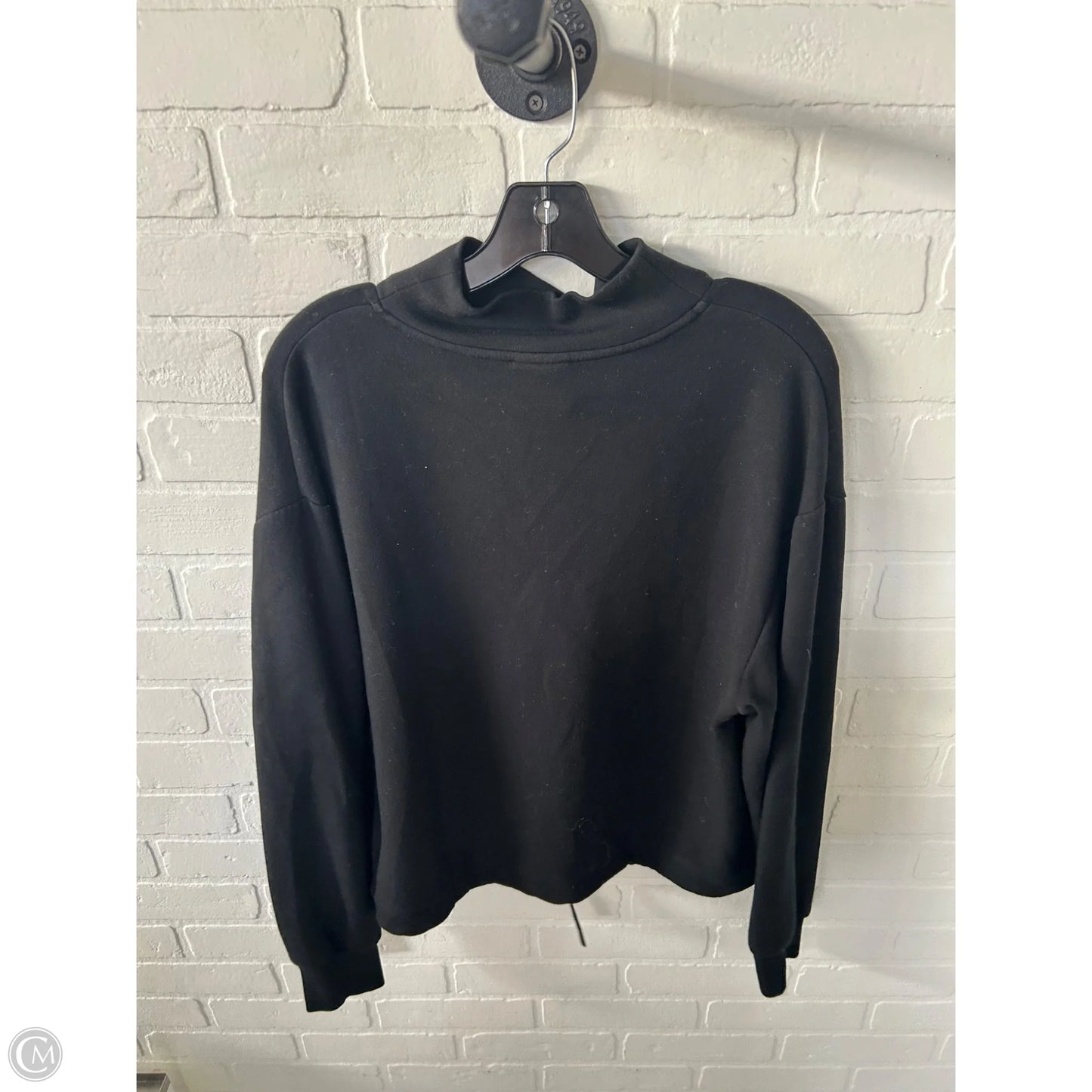 Sweatshirt Collar By Varley In Black, Size: S