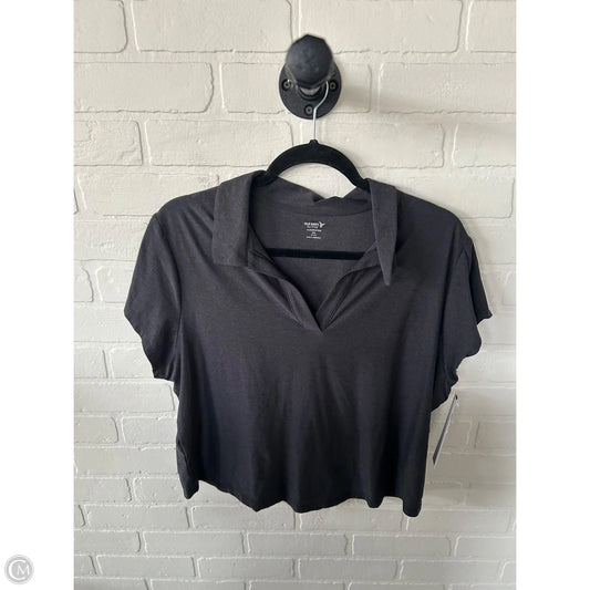 Athletic Top Short Sleeve By Old Navy In Grey, Size: Xxl