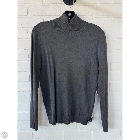Sweater By Calvin Klein In Grey, Size: M