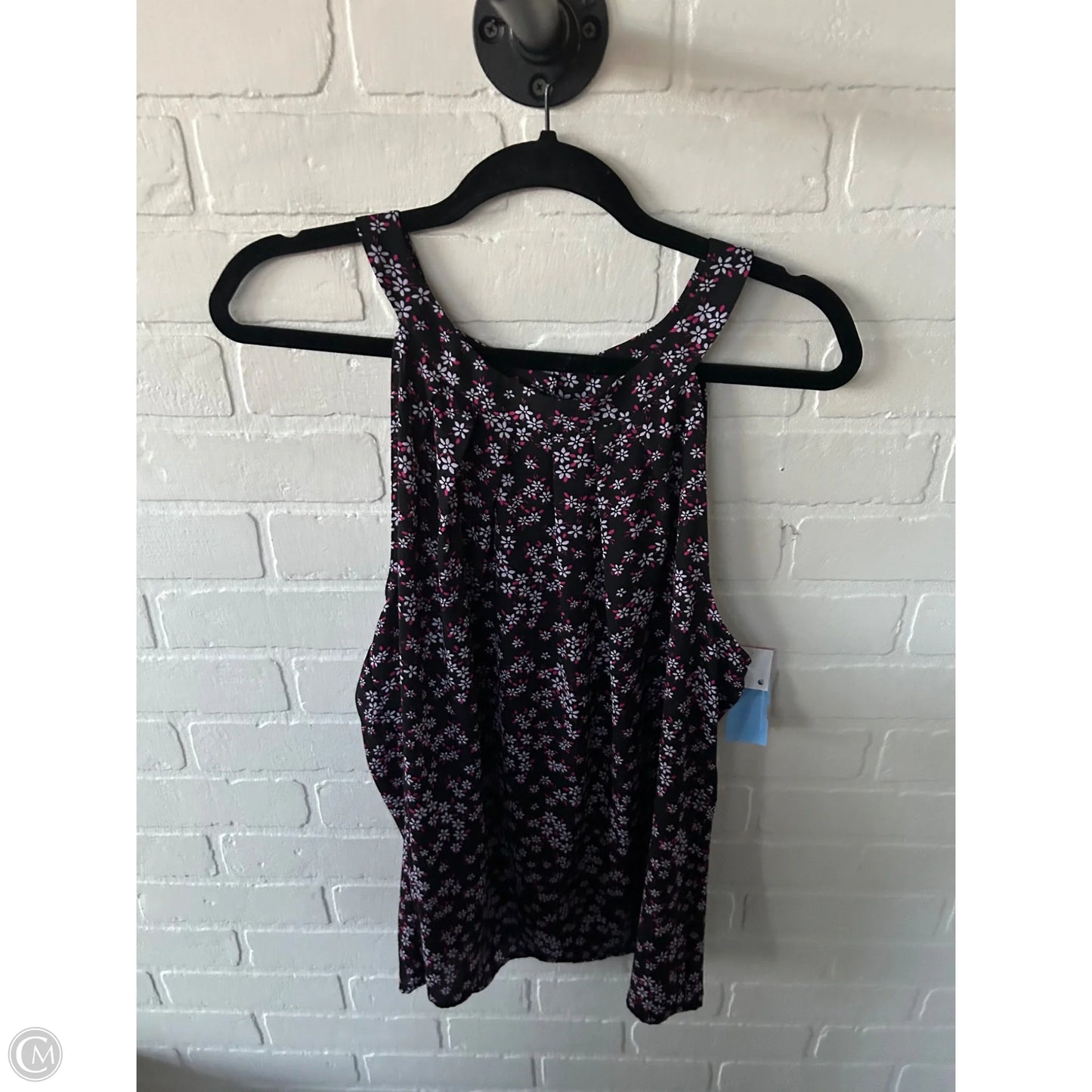 Top Sleeveless By Bar Iii In Black & Purple, Size: Xl