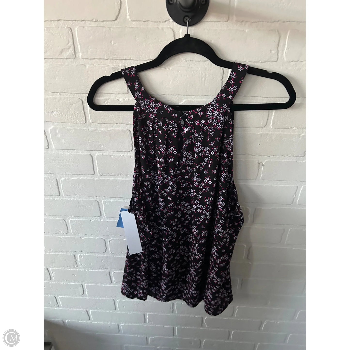 Top Sleeveless By Bar Iii In Black & Purple, Size: Xl