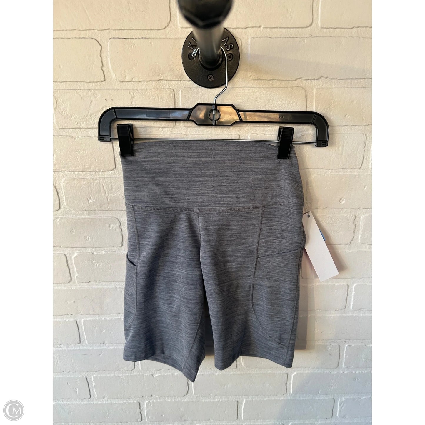 Athletic Shorts By Nike In Grey, Size: 4