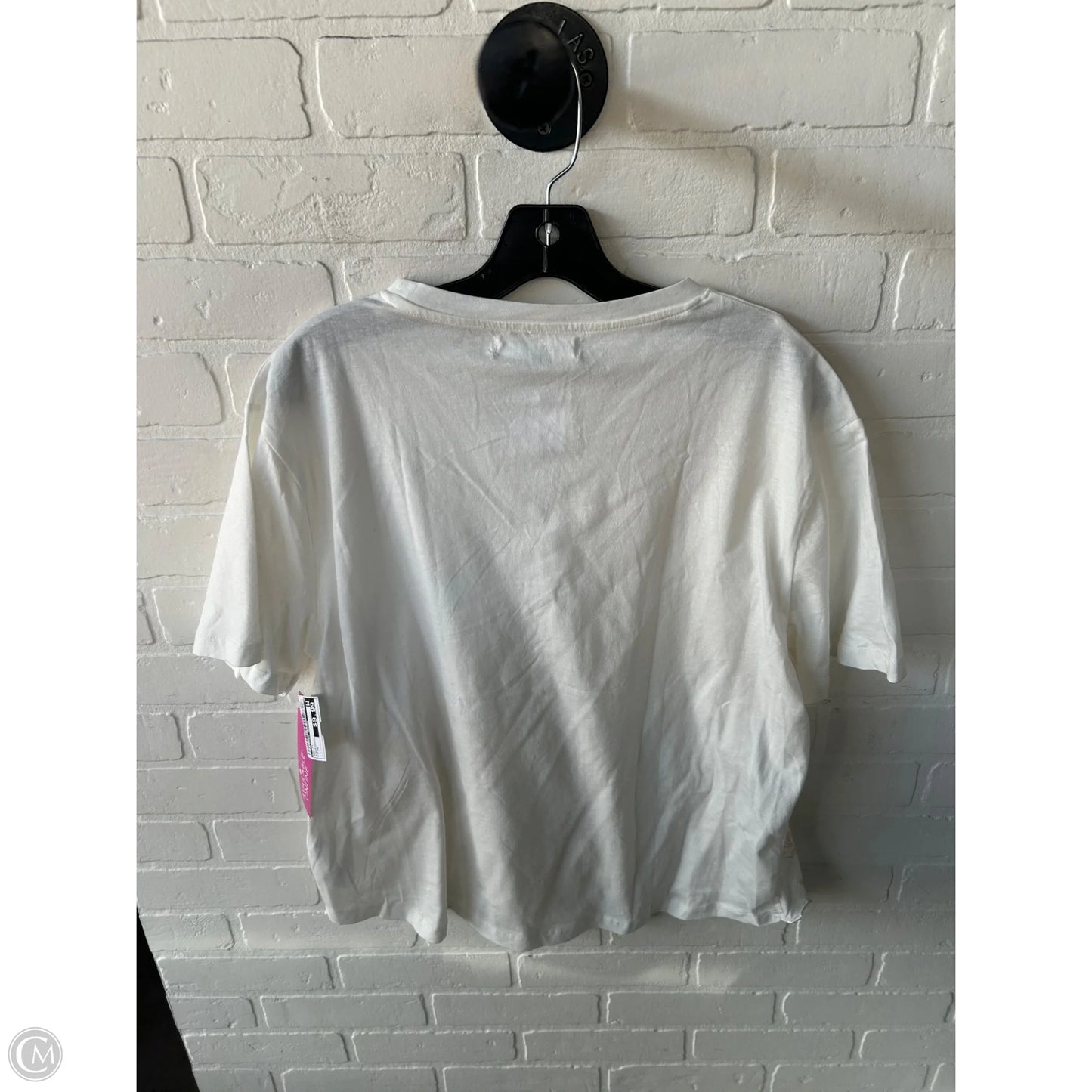 Top Short Sleeve By Clothes Mentor In White, Size: Xl