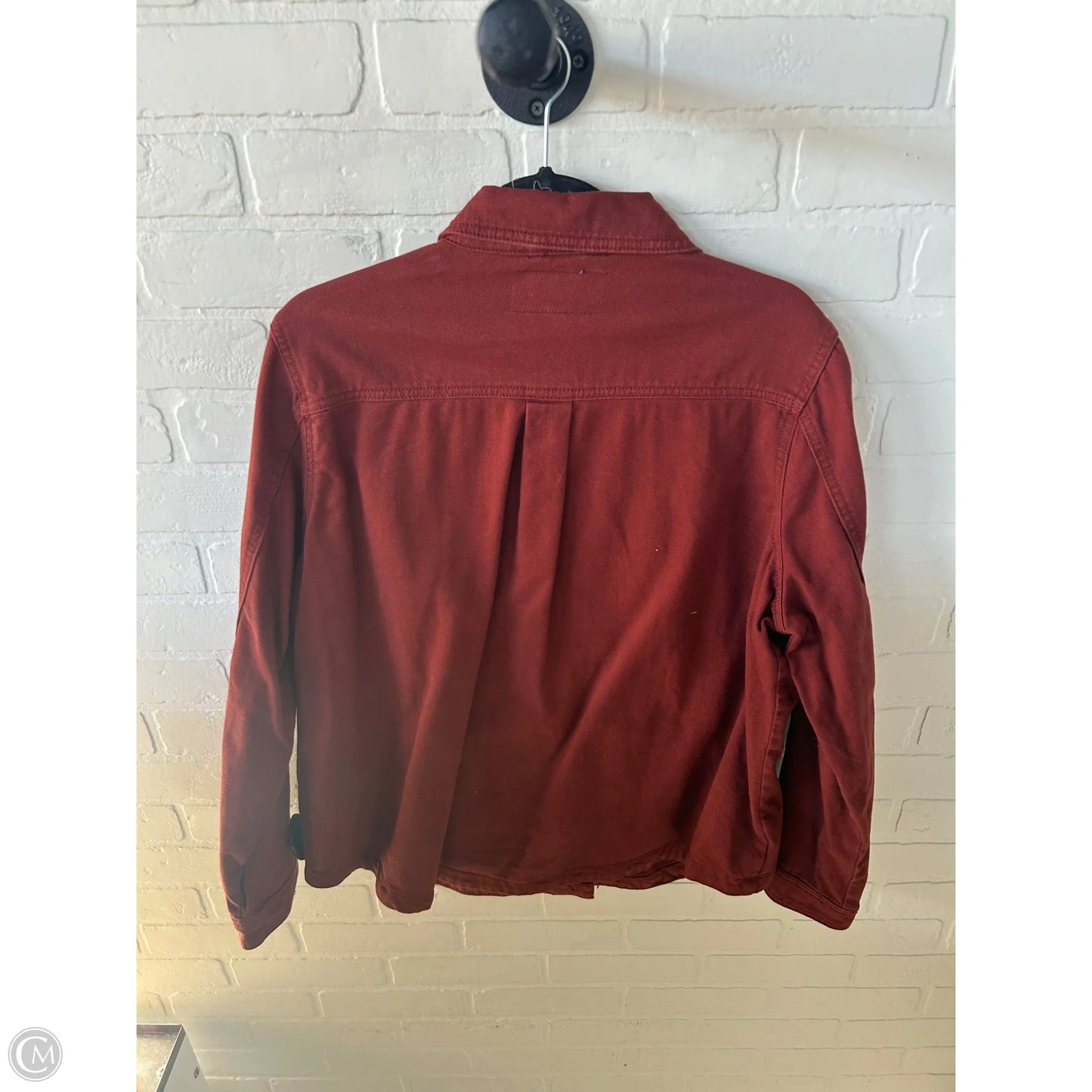 Jacket Denim By Torrid In Red, Size: M