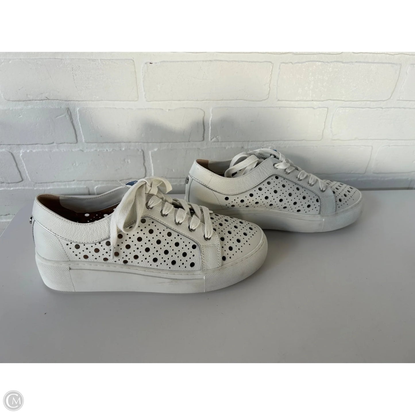Shoes Sneakers By Alex Marie In White, Size: 8.5