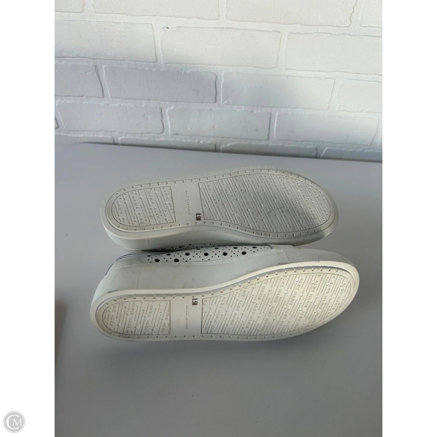 Shoes Sneakers By Alex Marie In White, Size: 8.5