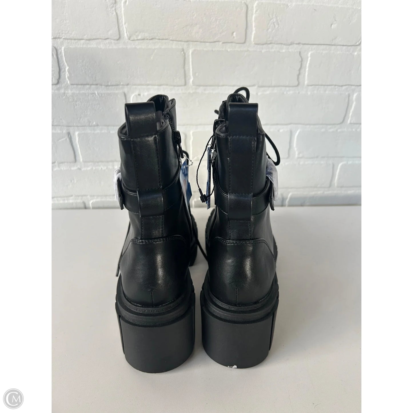 Boots Combat By The Drop In Black, Size: 8.5