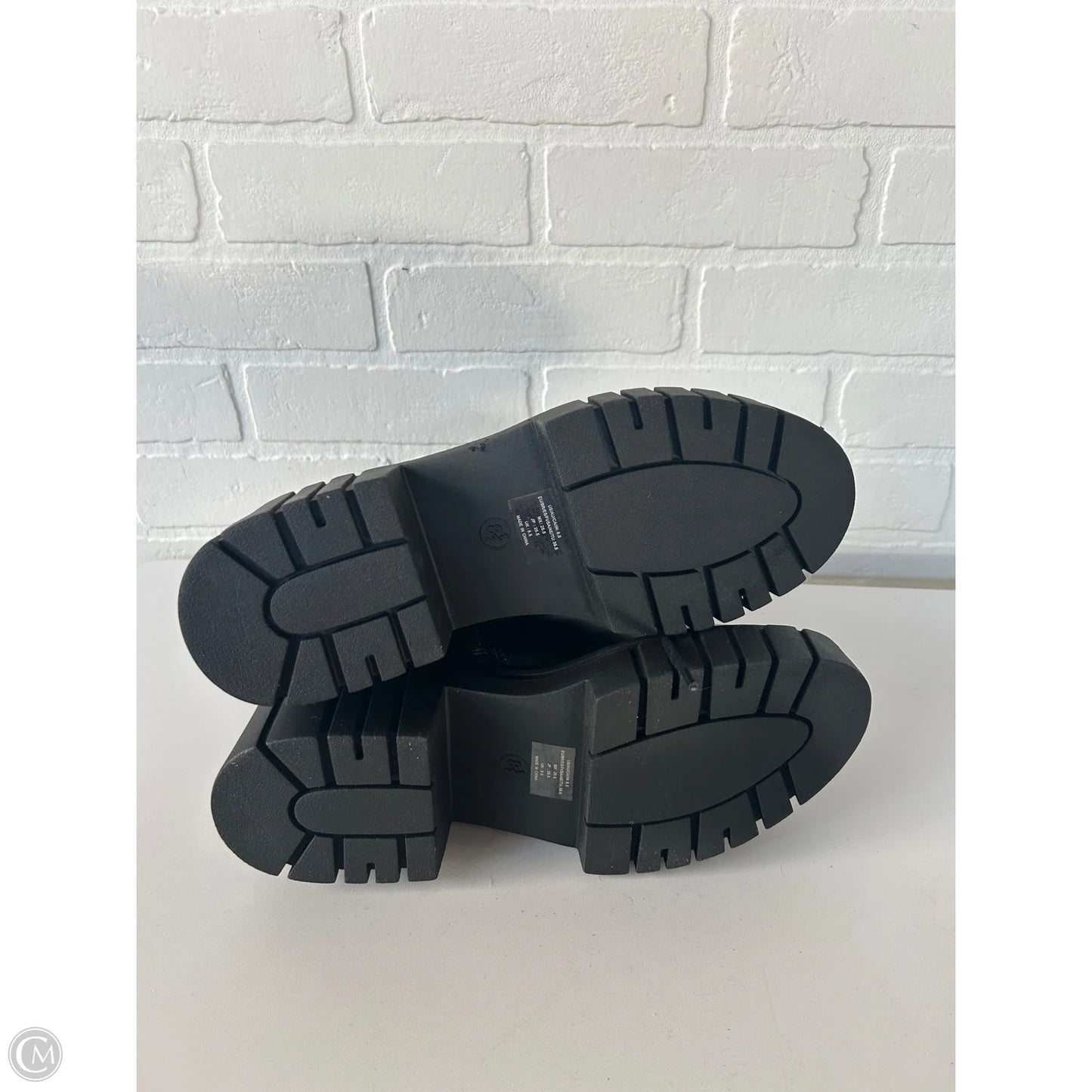 Boots Combat By The Drop In Black, Size: 8.5