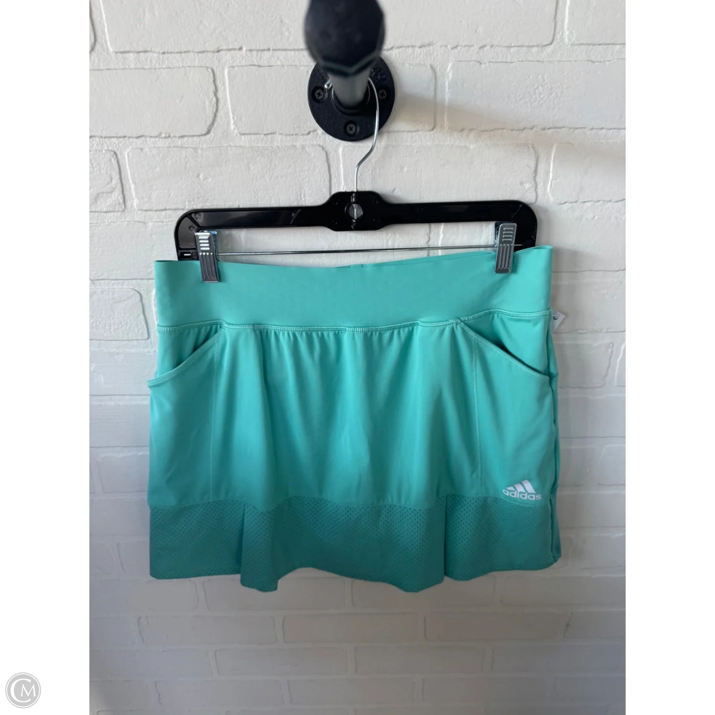 Athletic Skort By Adidas In Blue, Size: 8