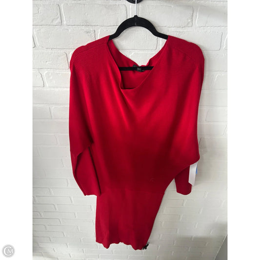 Dress Sweater By Banana Republic In Red, Size: M