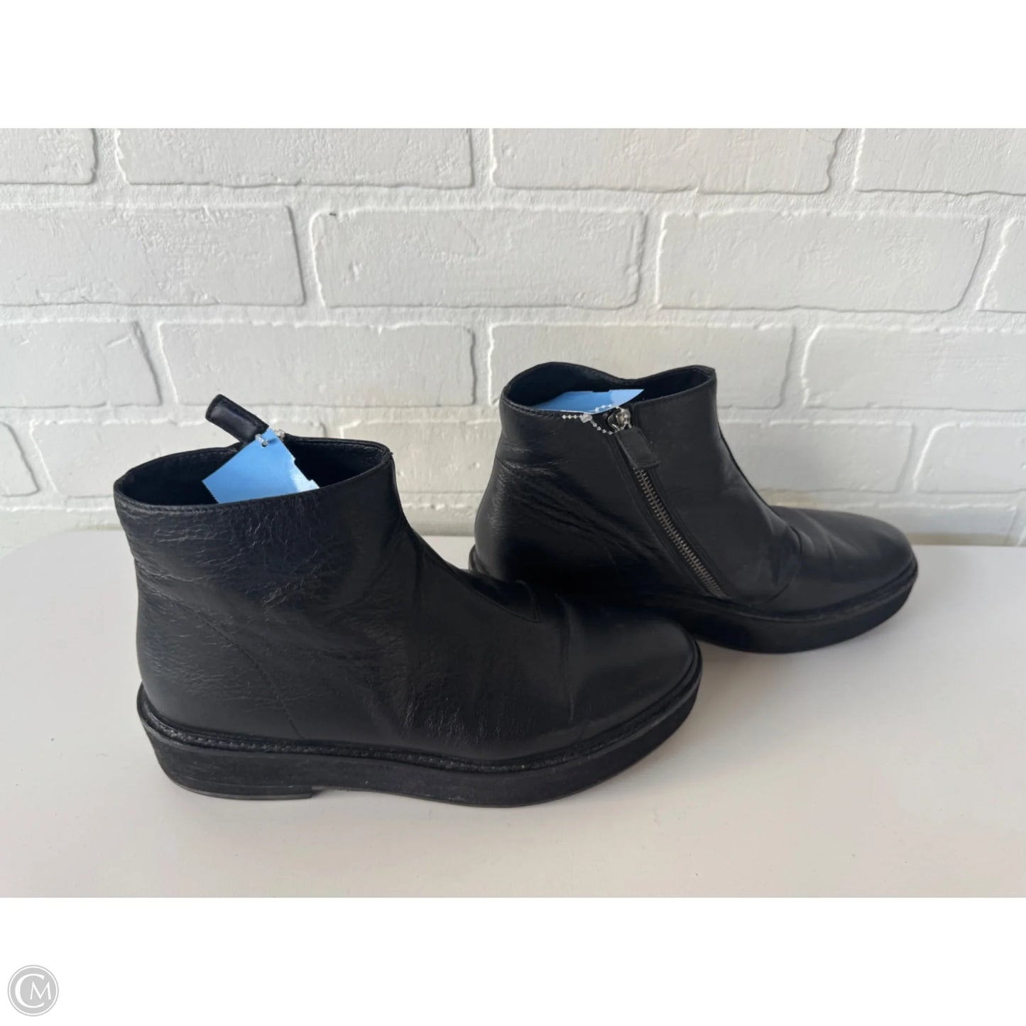 Boots Ankle Flats By Eileen Fisher In Black, Size: 8