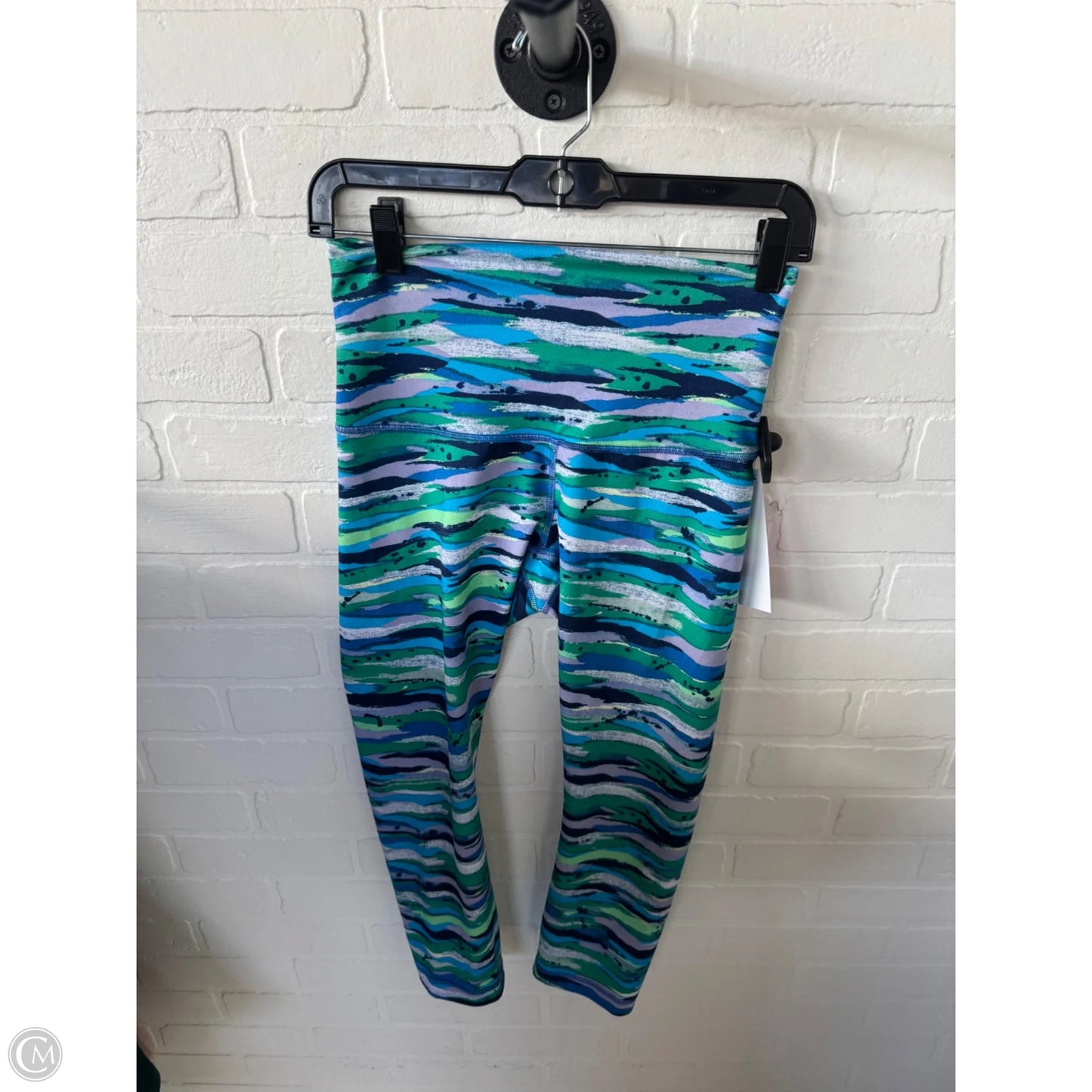 Athletic Leggings By Lululemon In Blue & Green, Size: 6