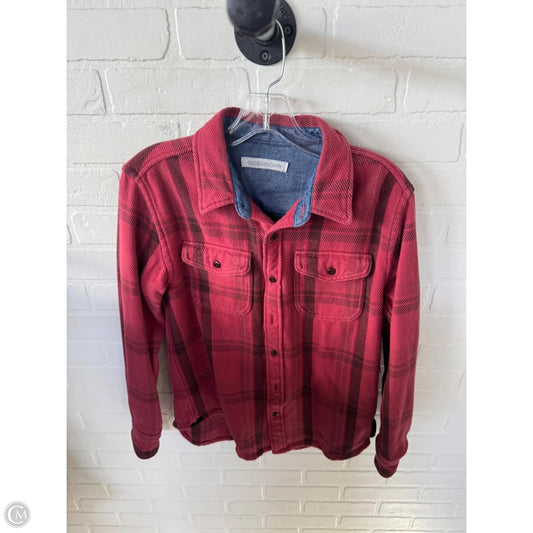 Jacket Shirt By Cmb In Red, Size: Xs
