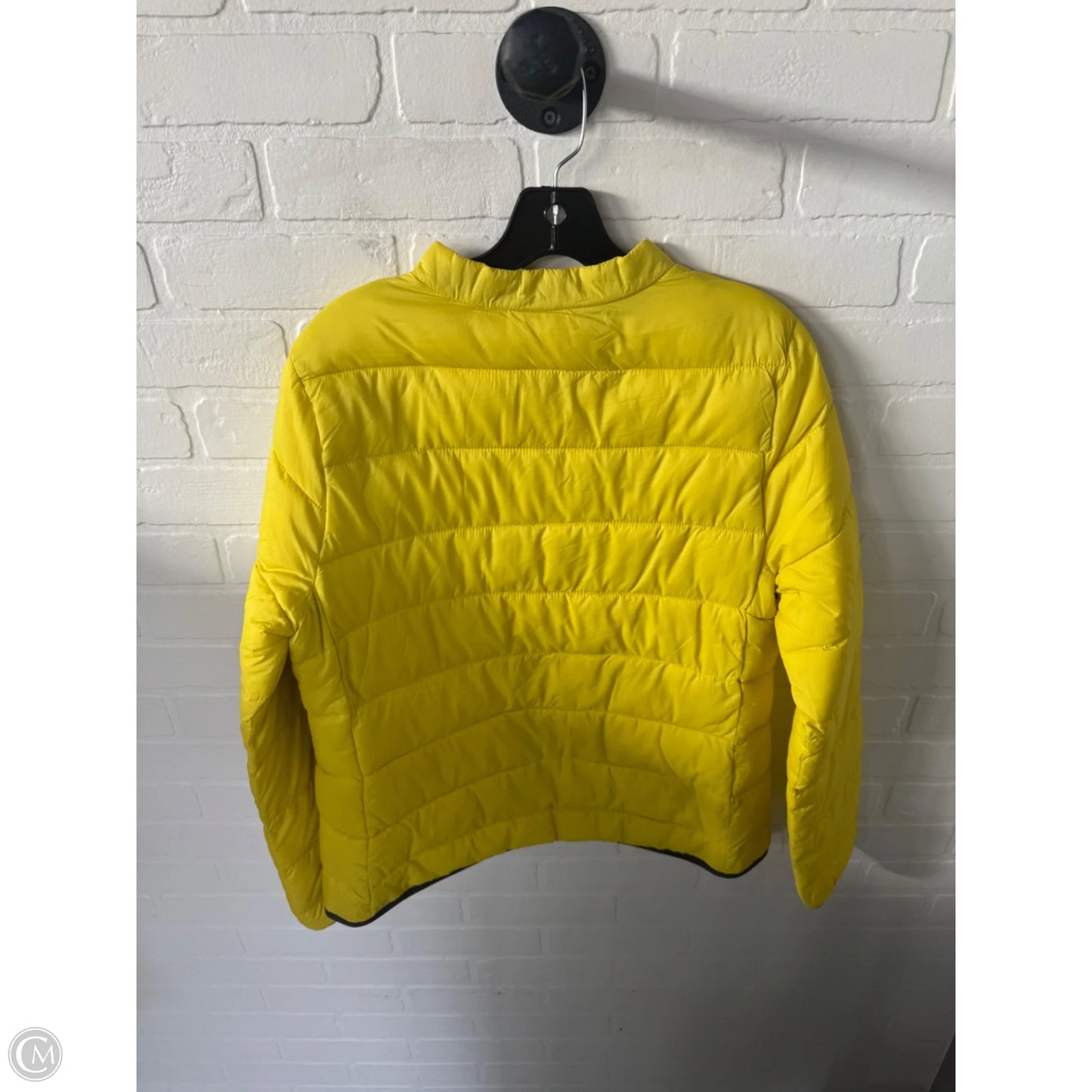 Jacket Puffer & Quilted By Old Navy In Yellow, Size: M