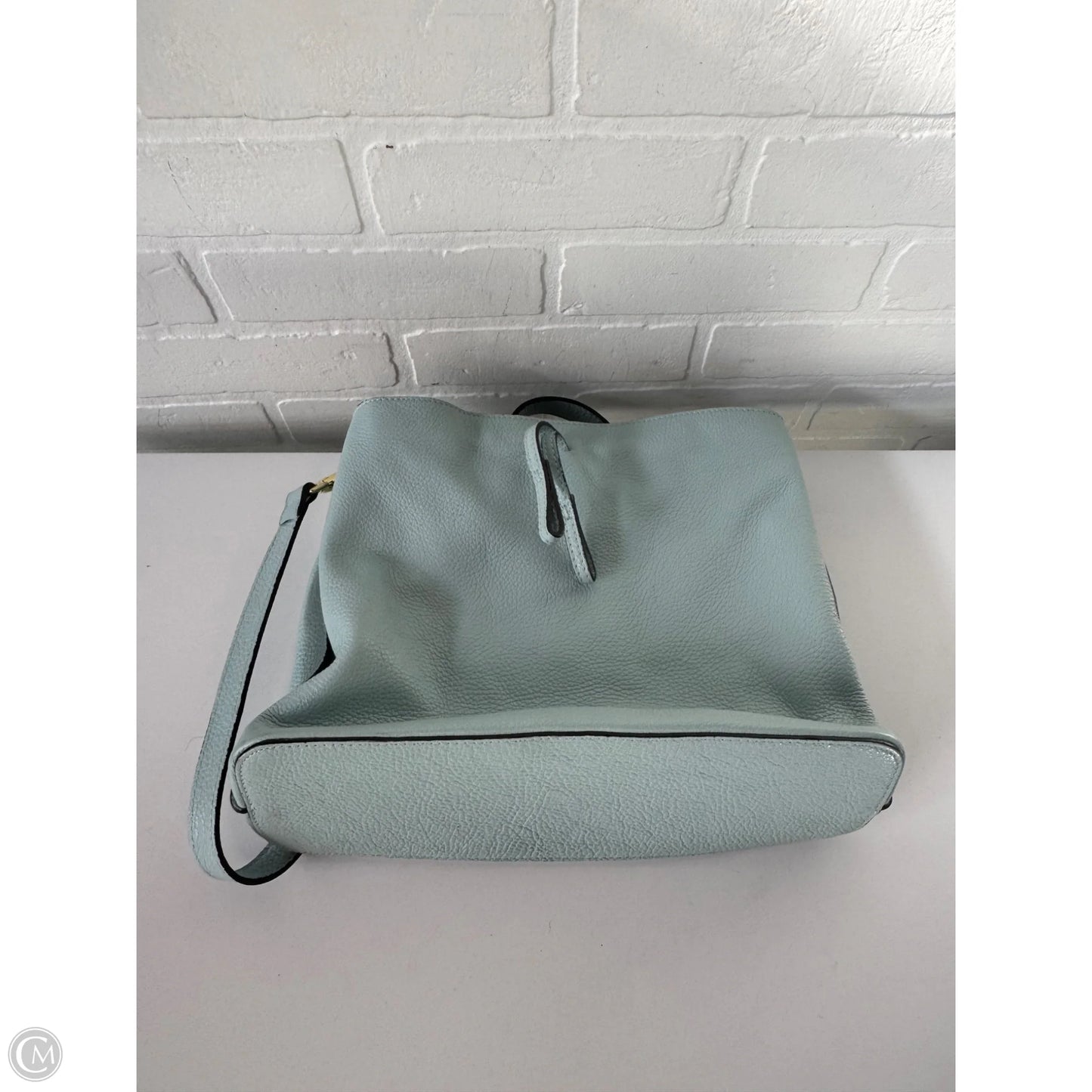 Handbag Leather By Clothes Mentor, Size: Medium