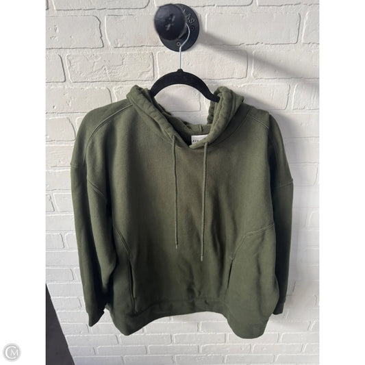 Sweatshirt Hoodie By Ava & Viv In Green, Size: 1x