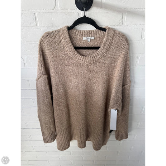 Sweater By Madewell In Tan, Size: L