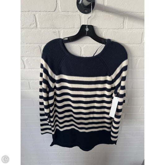 Dress Sweater By Free People In Blue & White, Size: L