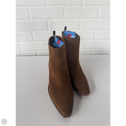 Boots Ankle Heels By Vince Camuto In Tan, Size: 8