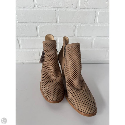 Boots Ankle Heels By Paul Green In Tan, Size: 9