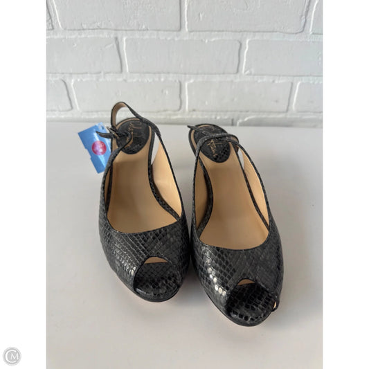 Sandals Heels Kitten By Cole-haan In Grey, Size: 7.5