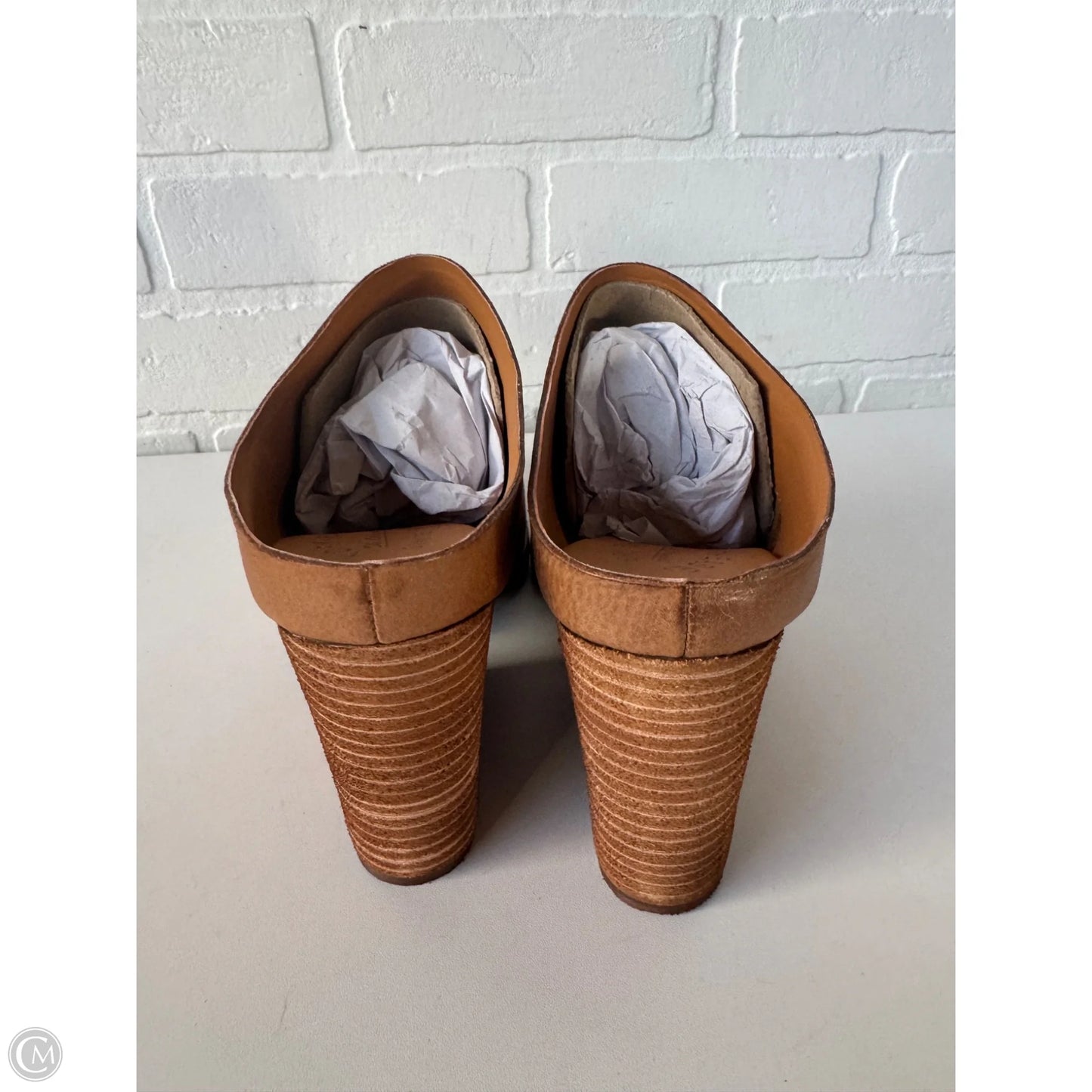 Boots Ankle Heels By Kork Ease In Brown, Size: 8