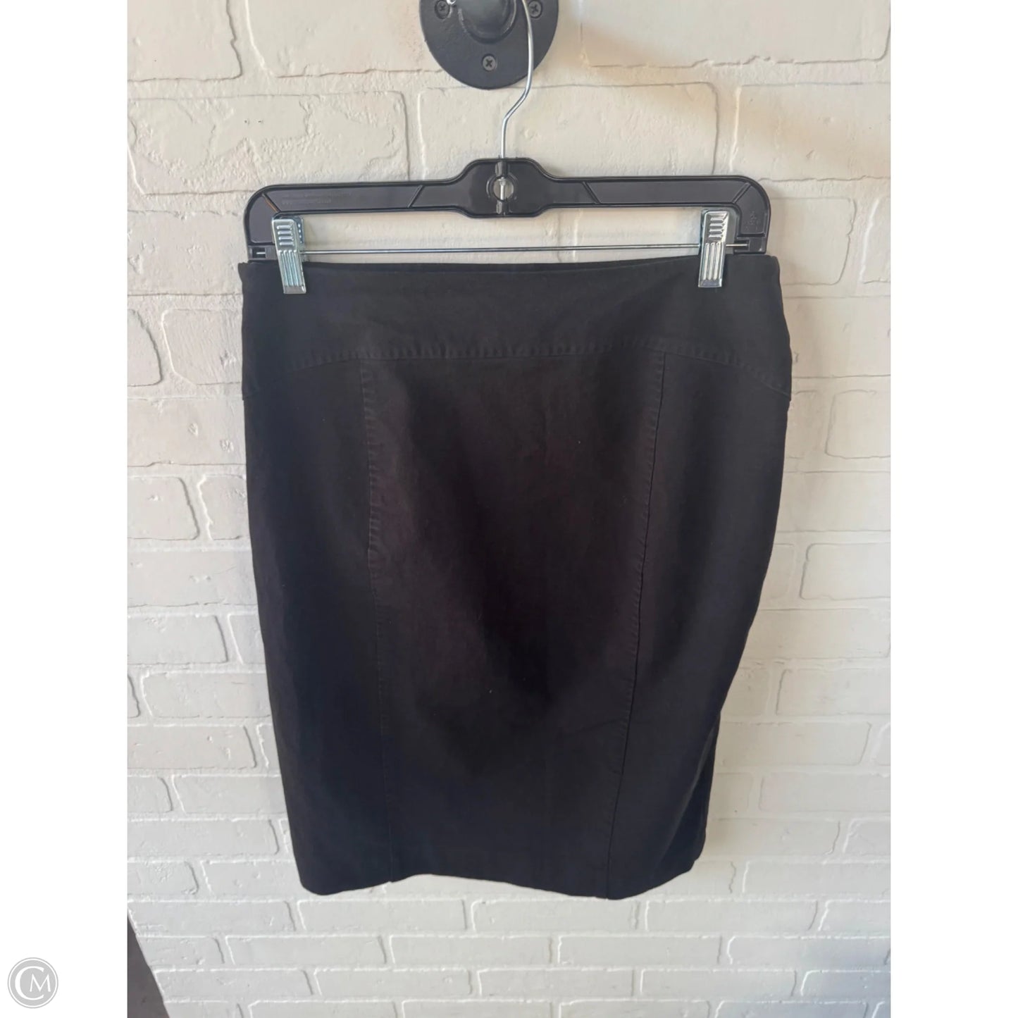 Skirt Midi By Banana Republic In Black, Size: 6