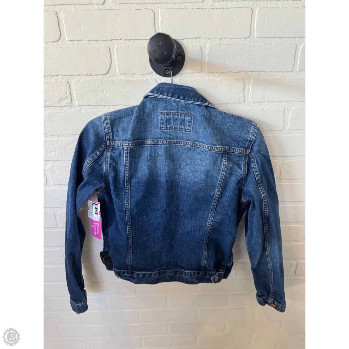 Jacket Denim By Loft In Blue Denim, Size: M