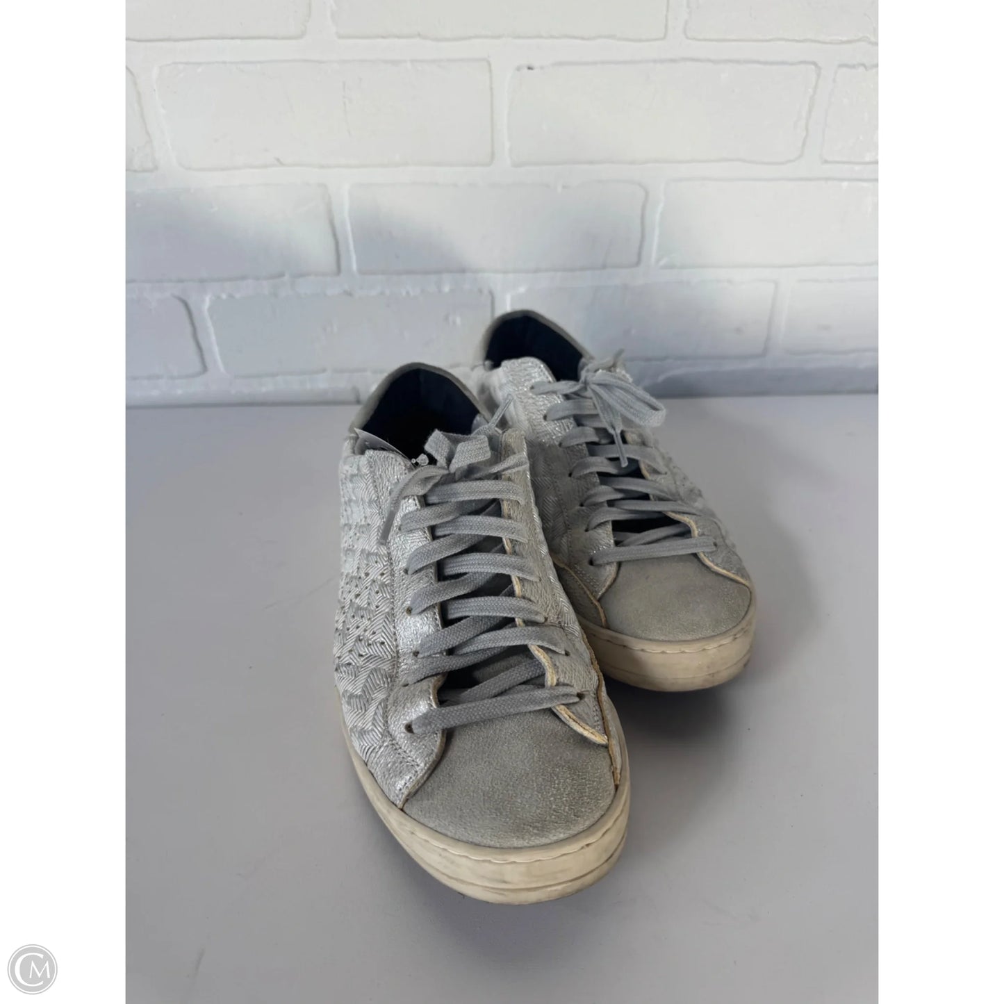 Shoes Sneakers By P448 In Grey, Size: 6.5
