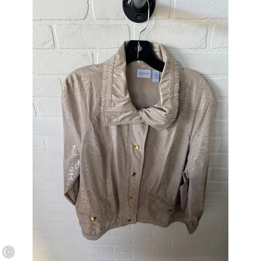 Jacket Other By Zenergy By Chicos In Tan, Size: Xl