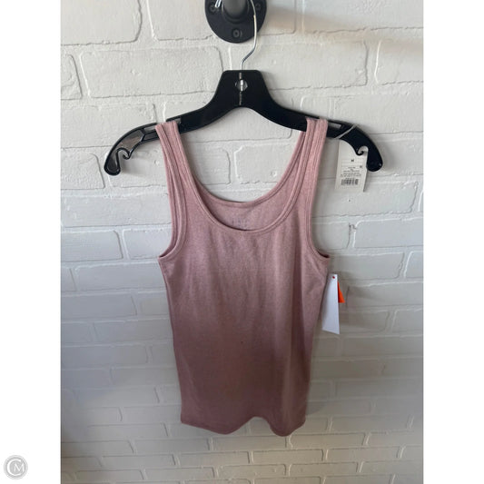 Top Sleeveless Basic By A New Day In Pink, Size: M
