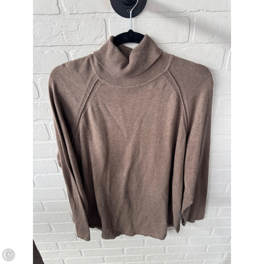 Sweater By Jeanne Pierre In Tan, Size: Xl