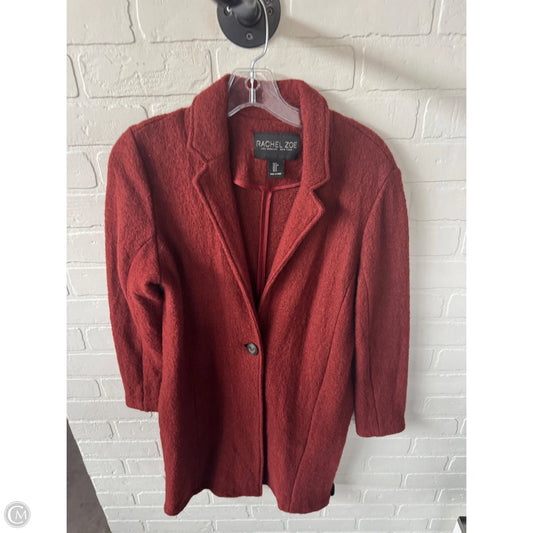 Coat Peacoat By Rachel Zoe In Red, Size: S
