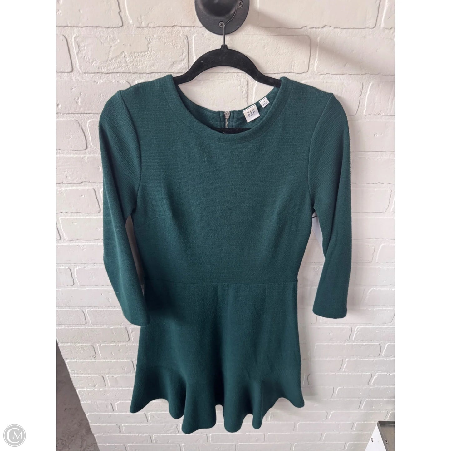 Dress Work By Gap In Green, Size: S