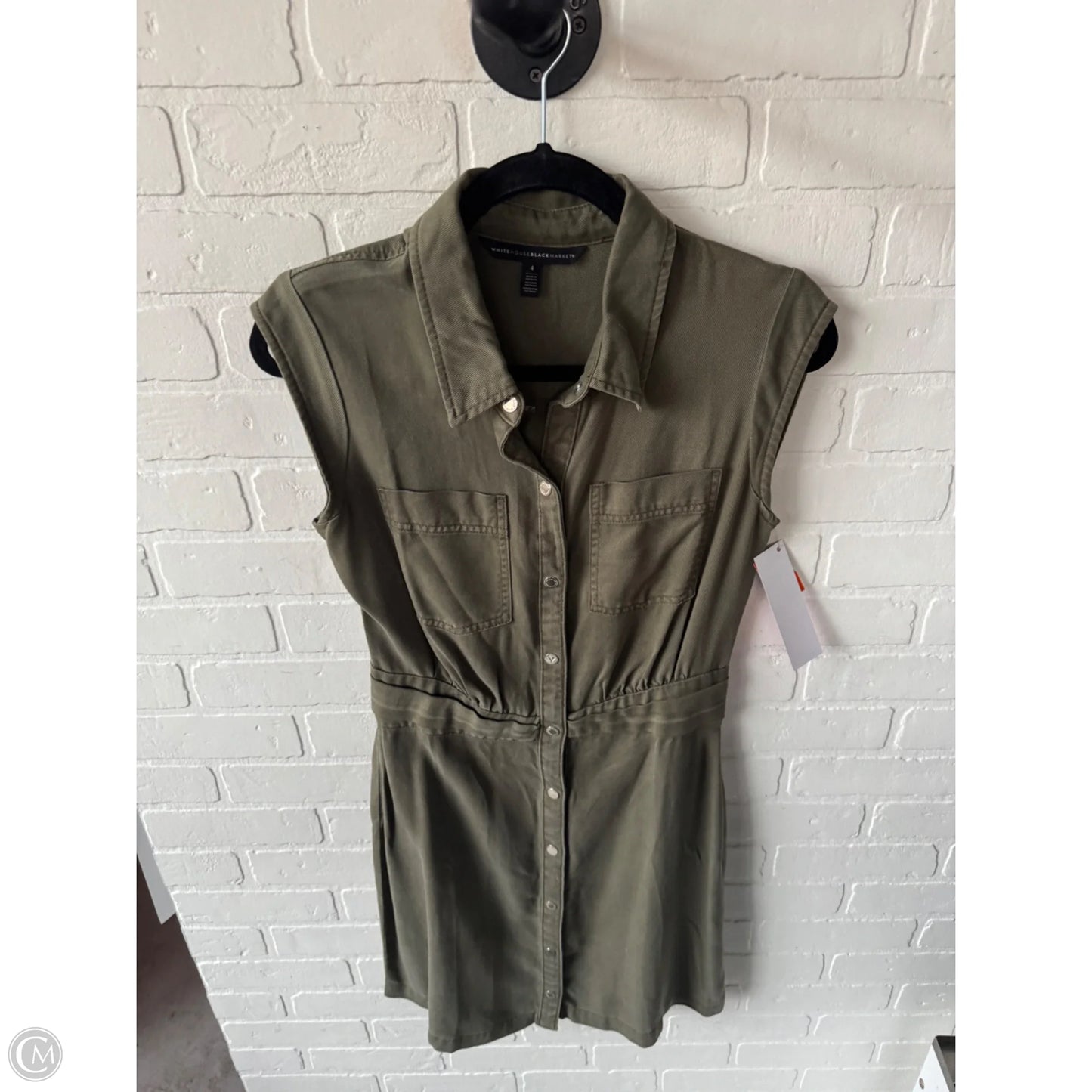 Dress Work By White House Black Market In Green, Size: S