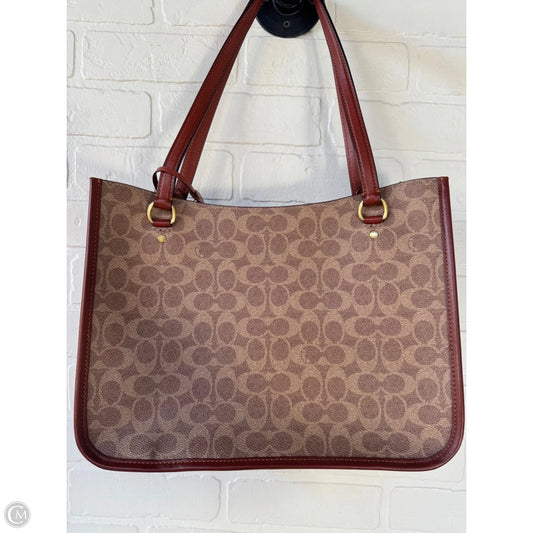 Tote Designer By Coach, Size: Large