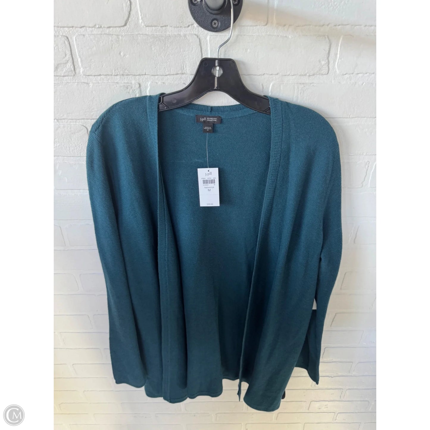 Sweater Cardigan By J. Jill In Blue, Size: M