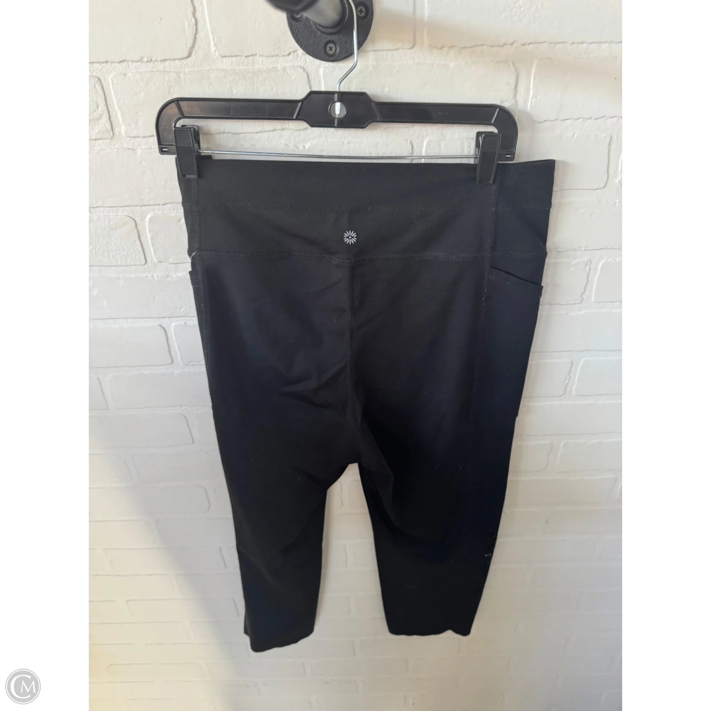 Athletic Leggings Capris By Tangerine In Black, Size: 18