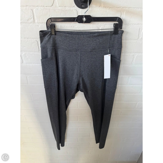 Athletic Leggings By Tek Gear In Grey, Size: 16