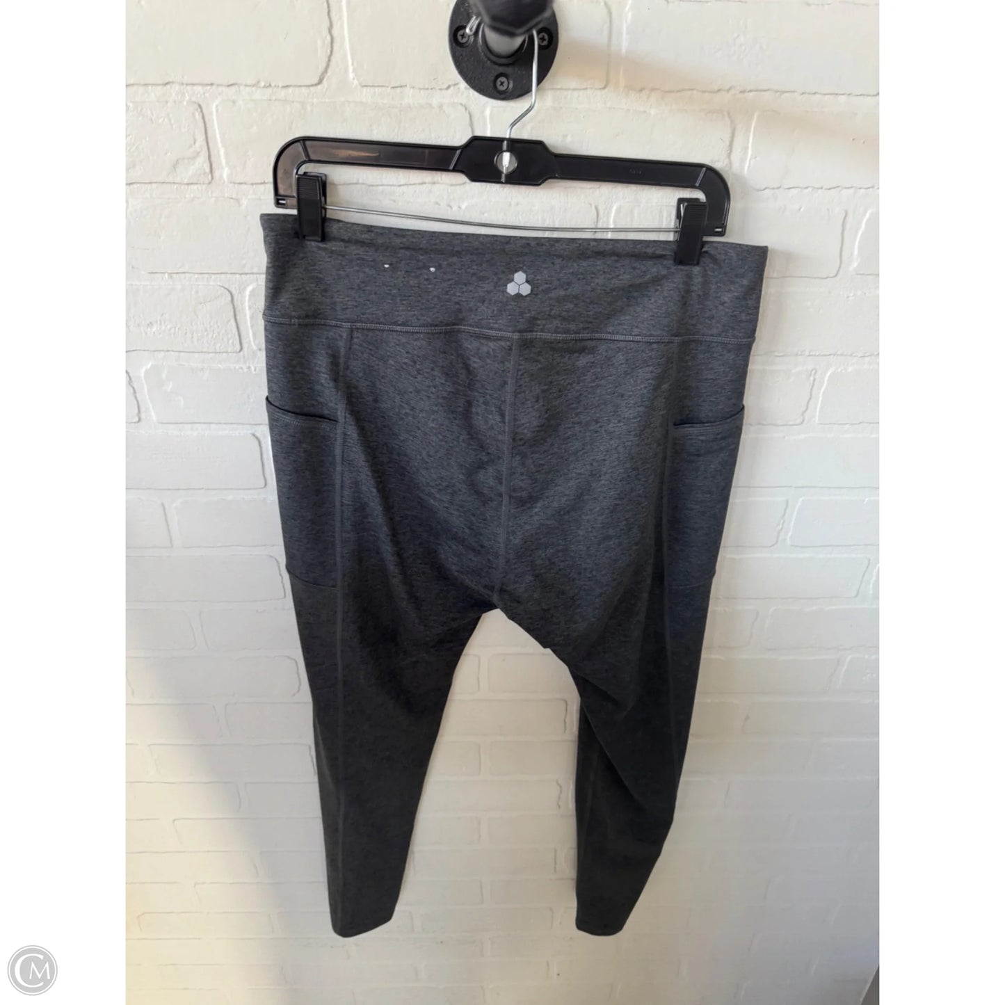 Athletic Leggings By Tek Gear In Grey, Size: 16
