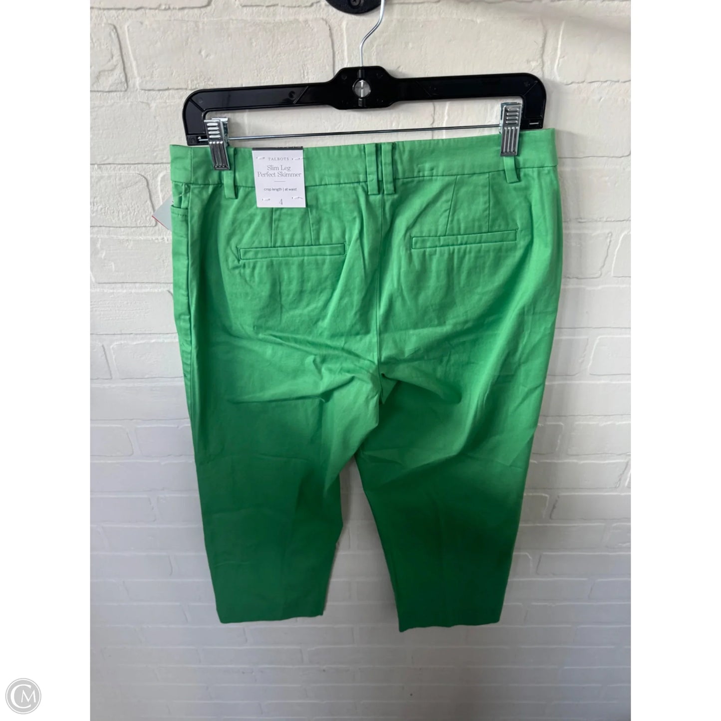 Pants Cropped By Talbots In Green, Size: 4