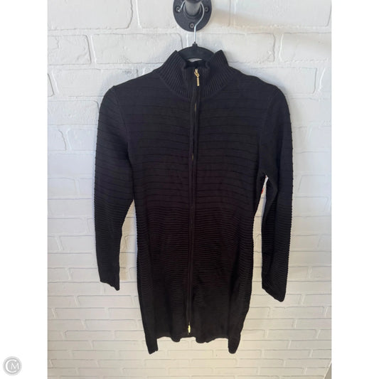 Dress Sweater By Calvin Klein In Black & Gold, Size: M