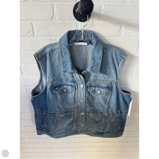 Vest Other By Lane Bryant In Blue Denim, Size: 1x
