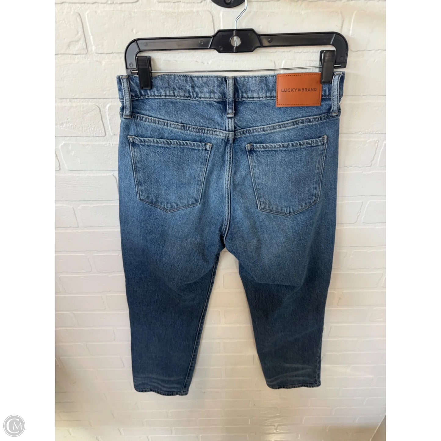 Jeans Straight By Lucky Brand In Blue Denim, Size: 6