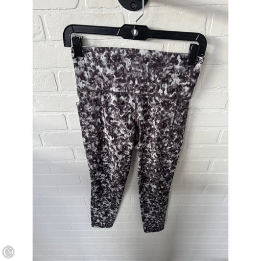 Athletic Leggings By Athleta In Brown & Grey, Size: 4
