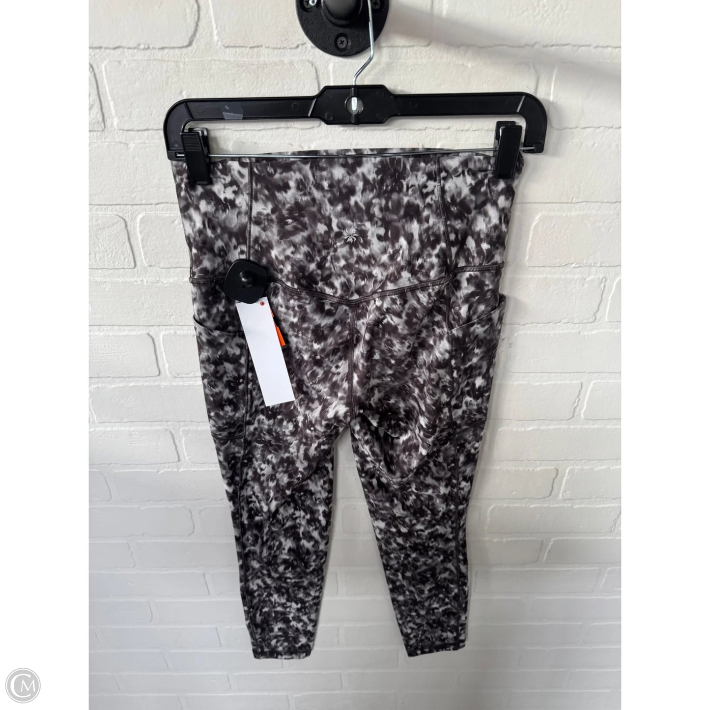 Athletic Leggings By Athleta In Brown & Grey, Size: 4