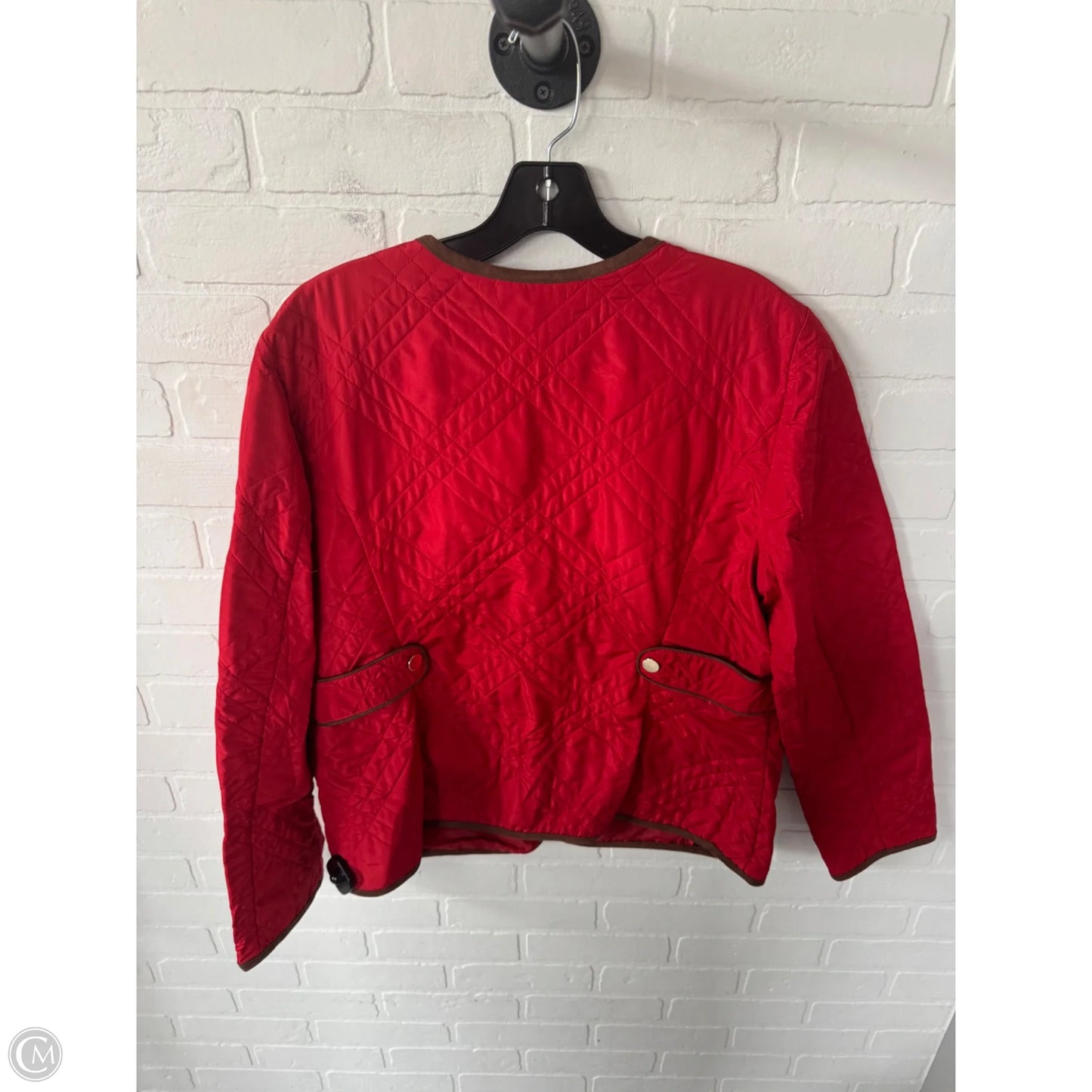 Jacket Puffer & Quilted By Charter Club In Red, Size: Xl