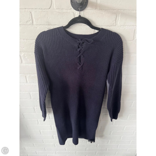 Dress Sweater By Ann Taylor In Blue, Size: Xsp
