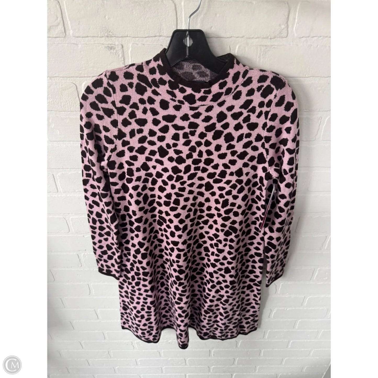 Dress Sweater By Ann Taylor In Brown & Pink, Size: Xxsp