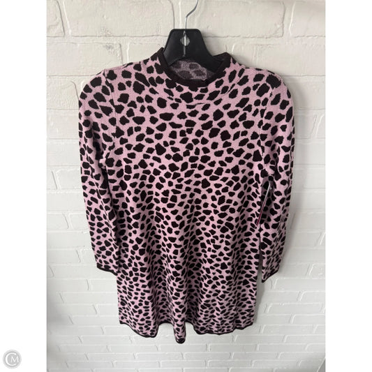 Dress Sweater By Ann Taylor In Brown & Pink, Size: Xxsp